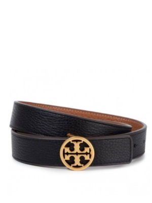 Tory Burch Reversible Logo Leather Belt