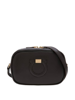 Salvatore Ferragamo Gancini Leather Camera Bag
