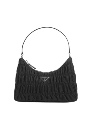 Prada Ruched Hobo Bag