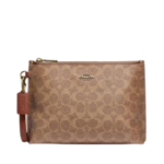 Coach Charlie Pouch In Colorblok In Signature Canvas