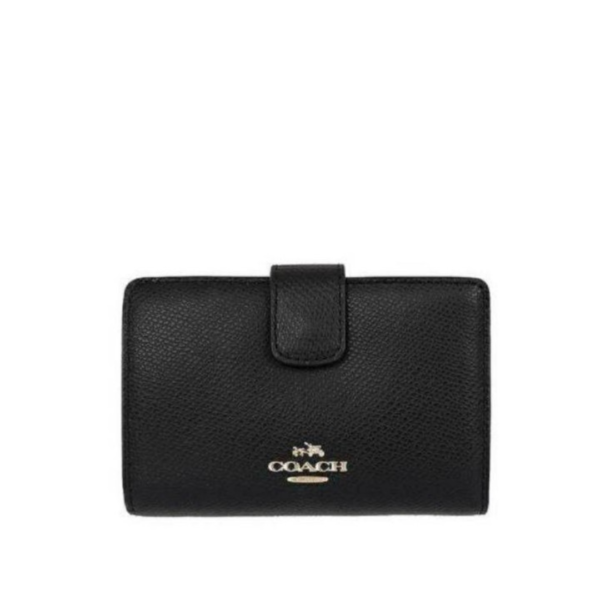 Coach Medium Crossgrain Zip Wallet