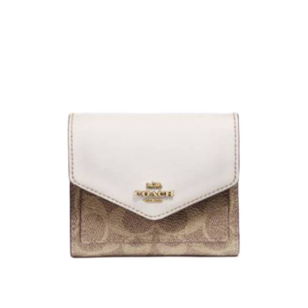 Coach Small Wallet in Colorblock