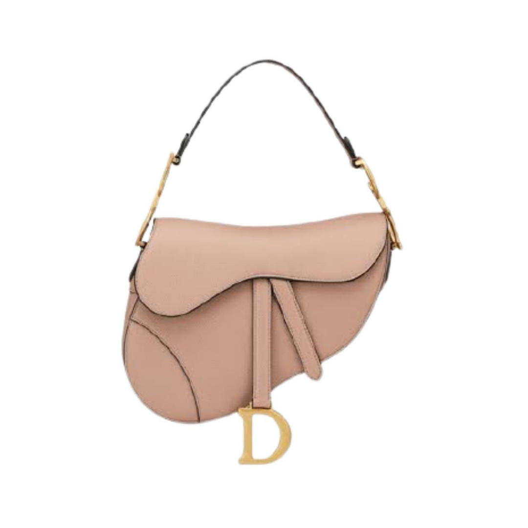 Christian Dior Leather Saddle Bag
