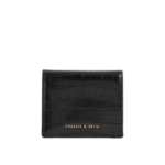 Printed Mini Short Wallet Croco