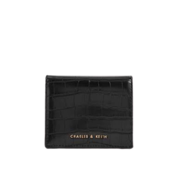 Printed Mini Short Wallet Croco