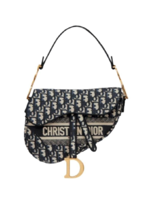 Christian Dior Saddle Bag Oblique Embroidery