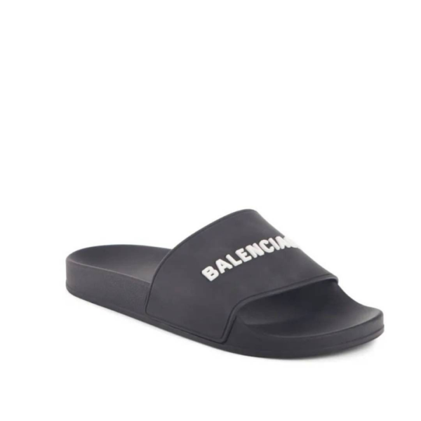 Balenciaga Logo Pool Slides