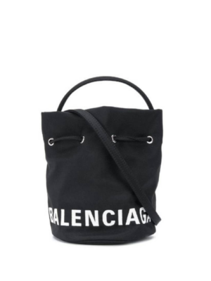 Balenciaga Wheel XS drawstring bucket bag