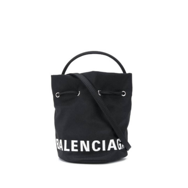 Balenciaga Wheel XS drawstring bucket bag