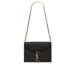 Yves Saint Laurent Cassandra Monogram Clasp Bag in Smooth Leather