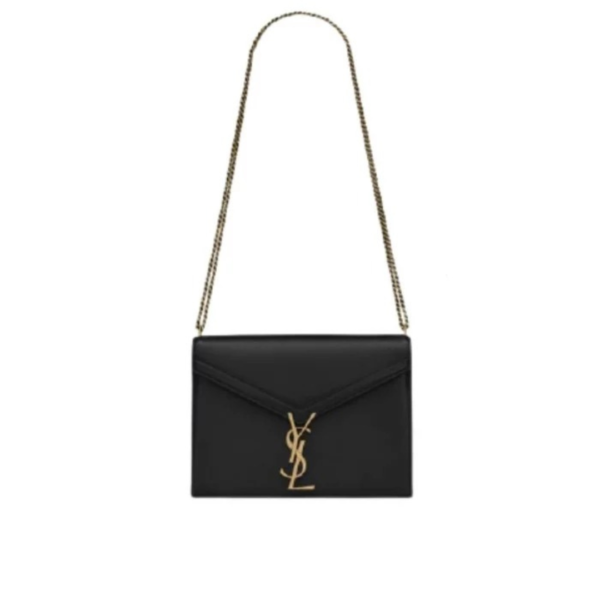 Yves Saint Laurent Cassandra Monogram Clasp Bag in Smooth Leather