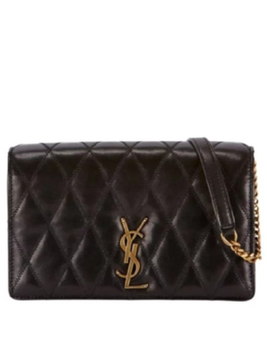Yves Saint Laurent Angie Monogram Quilted Lamb Crossbody Bag