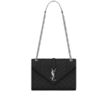 Yves Saint Laurent Envelope Medium Bag in Mix Matelasse Grain De Poudre Embossed Leather