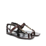 Yves Saint Laurent Cassandra leather sandals