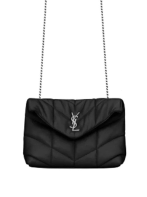 Yves Saint Laurent Puffer Bag in Quilted Lambskin