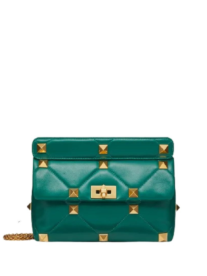 Valentino Roman Stud The Shoulder Bag In Nappa