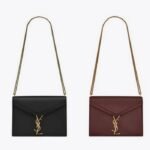Yves Saint Laurent Cassandra Monogram Clasp Bag in Smooth Leather