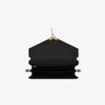 Yves Saint Laurent Cassandra Monogram Clasp Bag in Smooth Leather