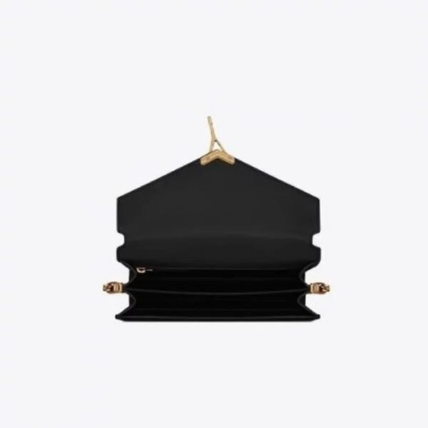 Yves Saint Laurent Cassandra Monogram Clasp Bag in Smooth Leather