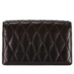 Yves Saint Laurent Angie Monogram Quilted Lamb Crossbody Bag
