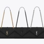 Yves Saint Laurent Envelope Medium Bag in Mix Matelasse Grain De Poudre Embossed Leather