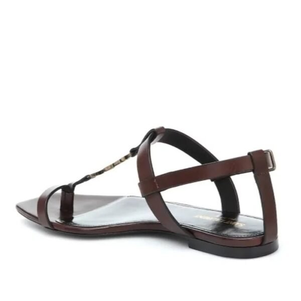 Yves Saint Laurent Cassandra leather sandals