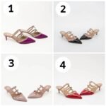 Valentino Rockstud Mules Heels 5cm