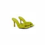 Bottega Veneta Stretch Bow Embellished Towelling Mules