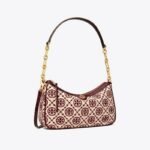 Tory Burch T Monogram Jacquard Studio Shoulder Bag
