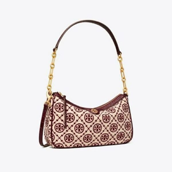 Tory Burch T Monogram Jacquard Studio Shoulder Bag