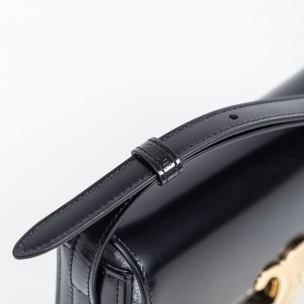 Celine Triomphe Shoulder Bag In Shiny Calfskin