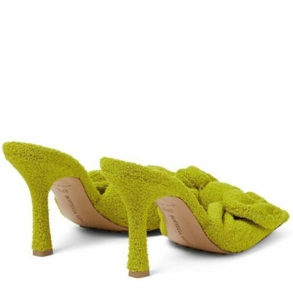 Bottega Veneta Stretch Bow Embellished Towelling Mules