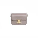 Celine Teen Triomphe Bag In Shiny Calfskin
