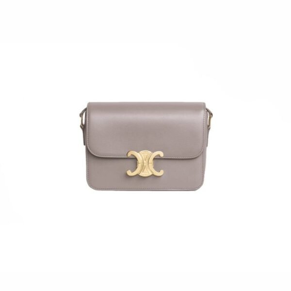 Celine Teen Triomphe Bag In Shiny Calfskin