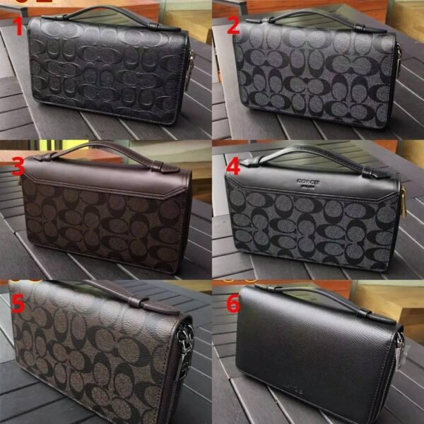 Coach Signature Travel Clutch