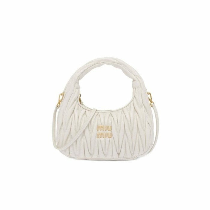 Miu Miu Wander Matelasse Mini Hobo Bag