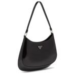Prada Cleo Brushed Leather Shoulder Bag