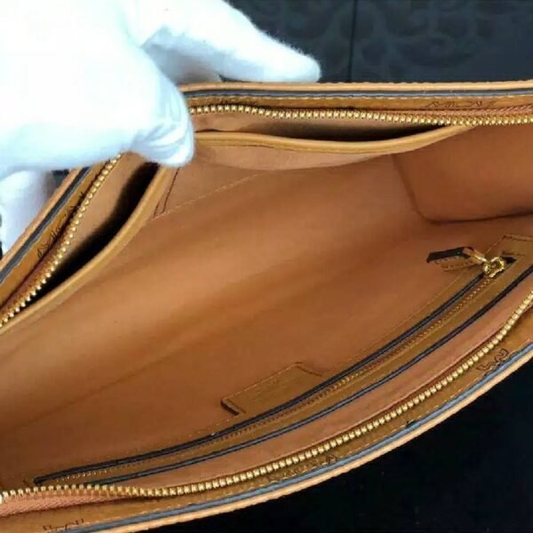 MCM Signature Logo Clutch