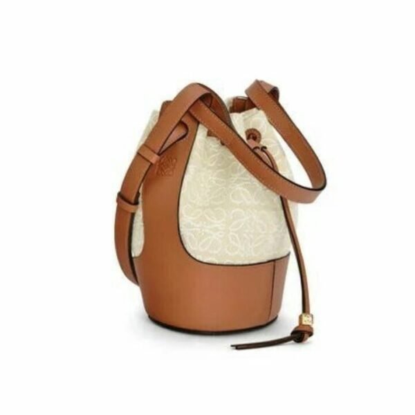 Loewe Baloon Bag In Anagram Jacquard and Calfskin