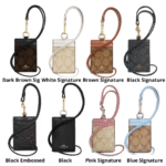 Coach Lanyard Card Holder