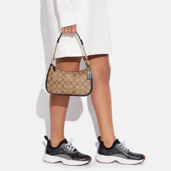 Coach Teri Shoulder Bag in SIgnature Canvas