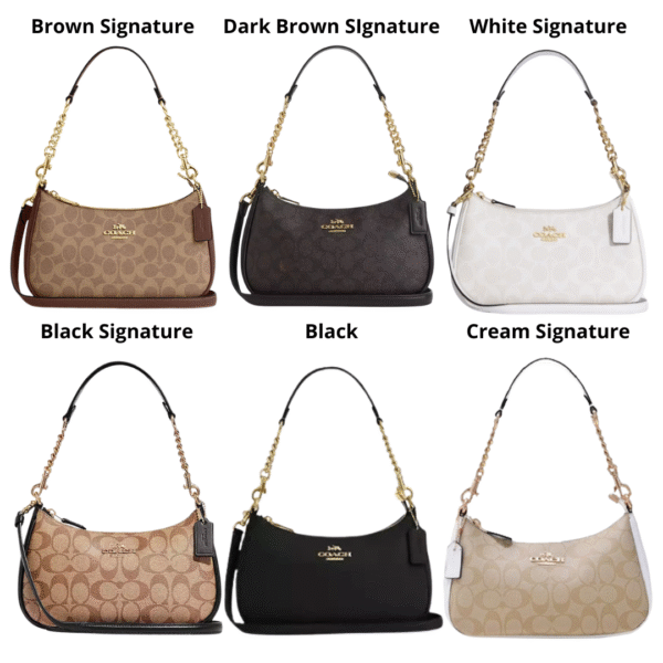 Coach Teri Shoulder Bag in SIgnature Canvas