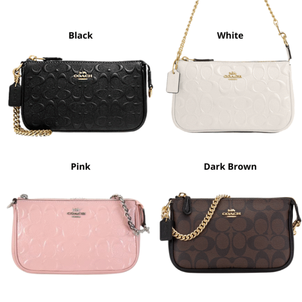 Coach Large Wristlet 19 in Signature Leather