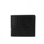 Fendi Black Signature FF Bifold Wallet