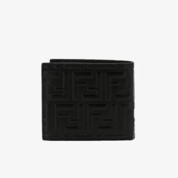 Fendi Black Signature FF Bifold Wallet