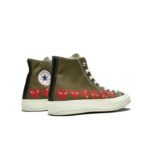 CDG Play Chuck 70 Top Multi Heart