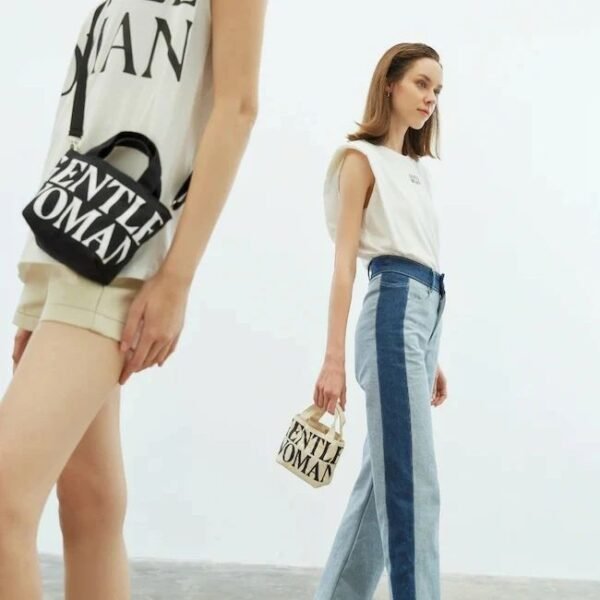 Gentle Woman Canvas Tote