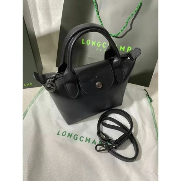 Longchamp Le Pliage Cuir Mini