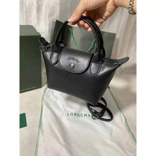 Longchamp Le Pliage Cuir Mini