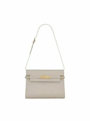 Yves Saint Laurent Small Leather canvas Manhattan Tote Bag